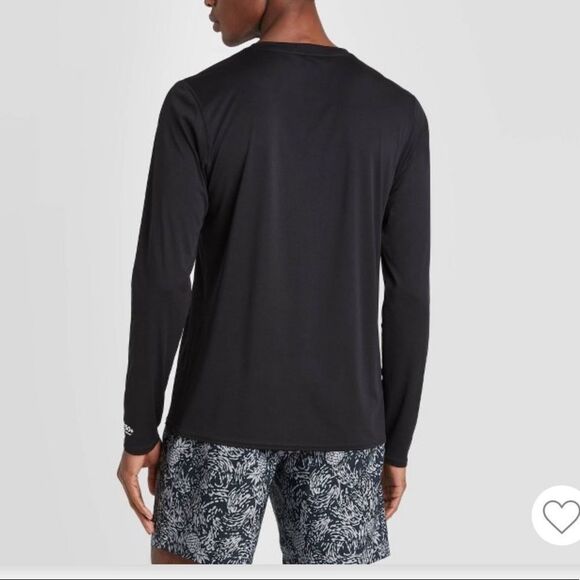 NWT mens med rash gaurd black - Picture 2 of 2